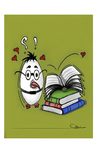 Cartoon: The smart egg (medium) by sally cartoonist tagged the,smart,egg