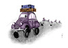 Cartoon: Departure (small) by sally cartoonist tagged departure,homeland,loneliness,hopelessness