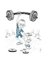 Cartoon: In the gym (small) by sally cartoonist tagged gym,young,man,athletics,fitness