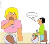 Cartoon: Keine isst wie du... (small) by Stümper tagged verarsche,parodie,liebe,essen,ernährung,mann,frau,ehe,fettleibigkeit,adipositas,übergewicht