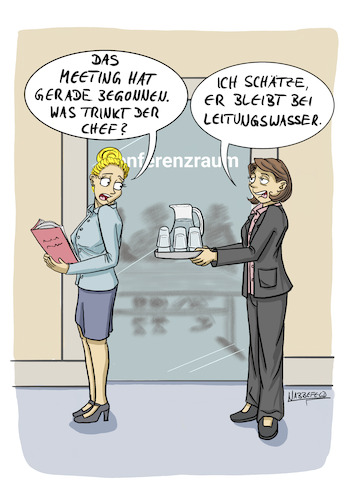 Cartoon: Leitungswasser ist Chefsache (medium) by SandraNabbefeld tagged cartoon,cartoonist,cartooning,humor,witz,witzbild,satire,flachwitz,büro,office,agentur,meeting,chef,chefsache,leitungswasser,getränke,sandranabbefeld,nabbefeld,nabbefeldcartoon,cartoonlobby,rheinischehumorverwaltung,cartoon,cartoonist,cartooning,humor,witz,witzbild,satire,flachwitz,büro,office,agentur,meeting,chef,chefsache,leitungswasser,getränke,sandranabbefeld,nabbefeld,nabbefeldcartoon,cartoonlobby,rheinischehumorverwaltung