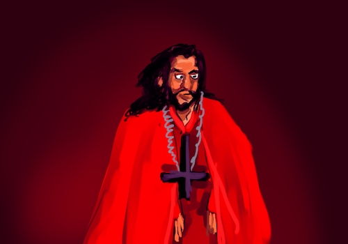 Cartoon: MR.CREED THE ANTI CHRIST (medium) by sal tagged cartoon