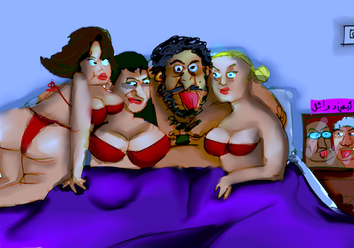 Cartoon: maids mistresses (medium) by sal tagged cartoon