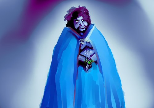 Cartoon: SIR GABRIEL THE MAIN ANGEL (medium) by sal tagged cartoon
