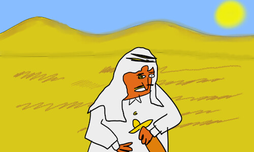 Cartoon: good morning sirs arabs p2 (medium) by sal tagged cartoon,story,good,morning,sirs,arabs