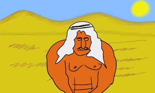 Cartoon: good morning sirs arabs p2 (medium) by sal tagged cartoon,story,good,morning,sirs,arabs