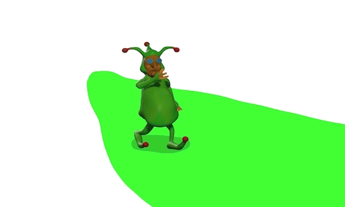 Cartoon: Mr. froggy 3d mode animation (medium) by sal tagged cartoon,animation,3d,froggy,mr