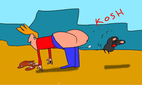 Cartoon: The kosh kosh dance part4 (medium) by sal tagged kosh,dance,cartoon,comic,story