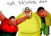 Cartoon: THE FATHFUL MEN (small) by sal tagged cartoon