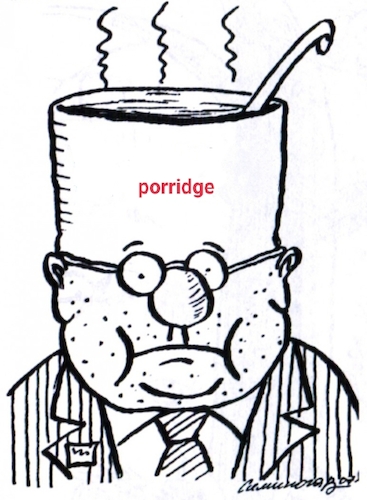 Cartoon: porridge (medium) by Siminoga Vadim tagged politics,economy,elections,officials