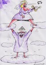 Cartoon: Vision (small) by Siminoga Vadim tagged gott,liebe,muse,himmel,engel