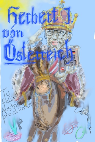 Cartoon: Herbert I. von Österreich (medium) by grpe tagged kickl,österreich,kaiser,wahl