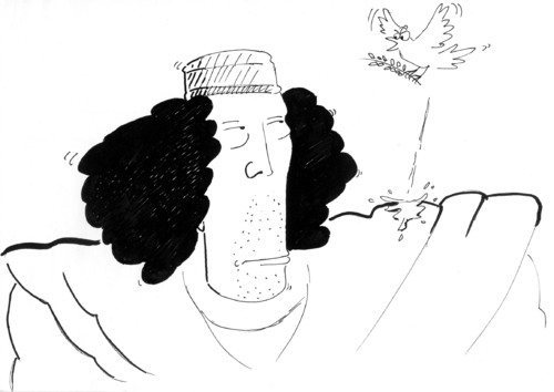 Cartoon: Gaddafi (medium) by Silens tagged gaddafi