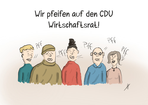 Cartoon: Pfeifkonzert (medium) by Gabi Horvath tagged wirtschaftsrat,cdu,forderung,streichung,abbau,soziale,leistungen,zahnarztbesuch,wirtschaftsrat,cdu,forderung,streichung,abbau,soziale,leistungen,zahnarztbesuch