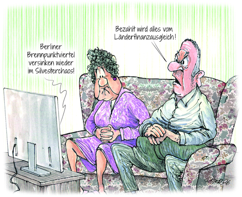 Cartoon: Berlin (medium) by Ritter-Cartoons tagged silvester,in,berlin,berthold,ritter,cartoons,pressekarikatur,karikaturen,pressezeichnung,silvester,in,berlin,berthold,ritter,cartoons,pressekarikatur,karikaturen,pressezeichnung