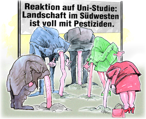 Cartoon: Biologischer Weinbau (medium) by Ritter-Cartoons tagged biologischer,weinbau,biologischer,weinbau