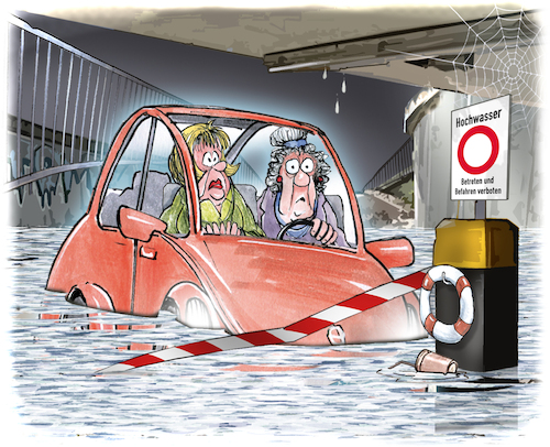Cartoon: Klimawandel (medium) by Ritter-Cartoons tagged klimawandel