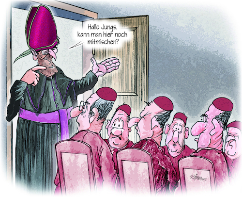 Cartoon: Konklave (medium) by Ritter-Cartoons tagged konklave,konklave