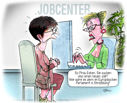 Saskia Esken auf Jobsuche Saskia Esken auf Jobsuche
