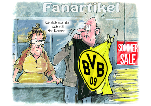 Cartoon: Sommer Sale (medium) by Ritter-Cartoons tagged fussball
