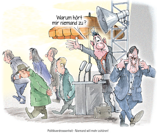 Cartoon: Wahlveranstaltung (medium) by Ritter-Cartoons tagged wahlveranstaltung