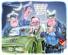 Cartoon: Armin Laschet gestoppt (small) by Ritter-Cartoons tagged bundespolizei