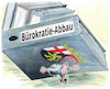 Cartoon: Bürokratieabbau (small) by Ritter-Cartoons tagged bürokratieabbau