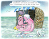 Cartoon: Ebbe und Flut (small) by Ritter-Cartoons tagged strandurlaub
