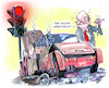 Cartoon: Kollision mit der Ampel (small) by Ritter-Cartoons tagged ampel