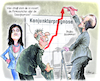 Cartoon: Konjunkturprognose (small) by Ritter-Cartoons tagged wirtschaft,konjunkturprognose,deutschland,pressekarikaturen,und,cartoons,ritterkarikaturen,von,berthold,ritter