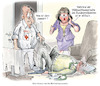 Cartoon: Notarzteinsatz nach der Weihnach (small) by Ritter-Cartoons tagged notarzteinsatz