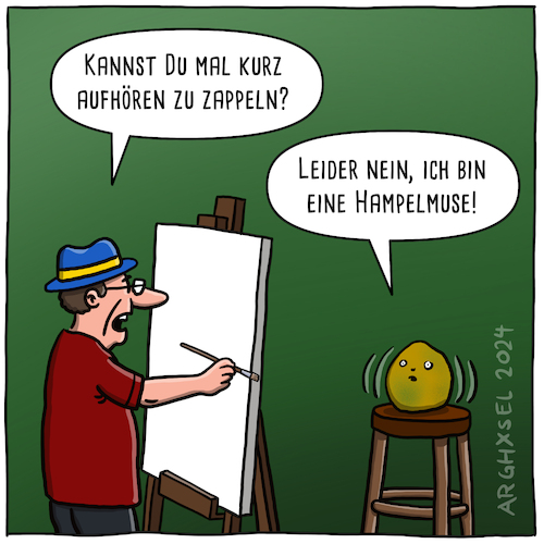 Cartoon: Die Hampelmuse (medium) by Arghxsel tagged kunst,künstler,maler,bildhauer,pinsel,leinwand,staffelei,werkzeug,farbe,palette,wortspiel,museum,meisterwerk,vernissage,ausstellung,galerie,kunst,künstler,maler,bildhauer,pinsel,leinwand,staffelei,werkzeug,farbe,palette,wortspiel,museum,meisterwerk,vernissage,ausstellung,galerie