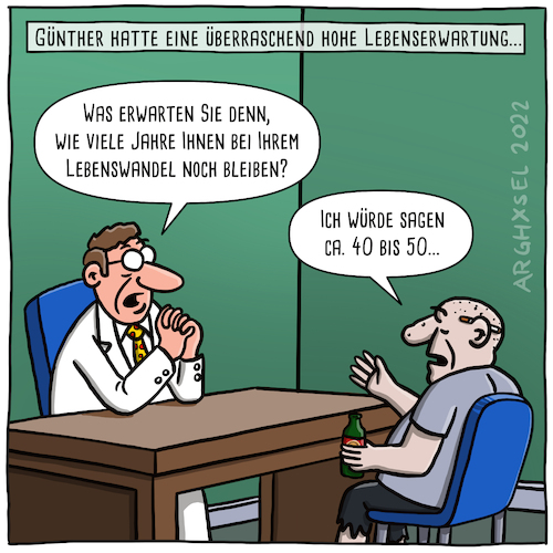 Cartoon: Hohe Lebenserwartung (medium) by Arghxsel tagged krankenhaus,notaufnahme,unfall,arzt,klinik,notfall,krankenwagen,krankenschwester,pfleger,krankenkasse,patientin,privatversicherung,hausarzt,krankenhaus,notaufnahme,unfall,arzt,klinik,notfall,krankenwagen,krankenschwester,pfleger,krankenkasse,patientin,privatversicherung,hausarzt