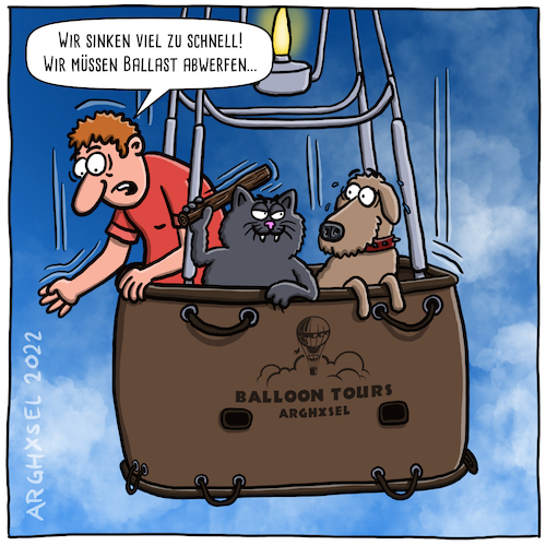 Cartoon: Katz und Hund Ballast abwerfen (medium) by Arghxsel tagged hunde,katzen,haustier,hundeleine,gassi,gehen,meerschweinchen,hamster,baum,markieren,futter,treu,niedlich,bester,freund,des,menschen,hunde,katzen,haustier,hundeleine,gassi,gehen,meerschweinchen,hamster,baum,markieren,futter,treu,niedlich,bester,freund,des,menschen