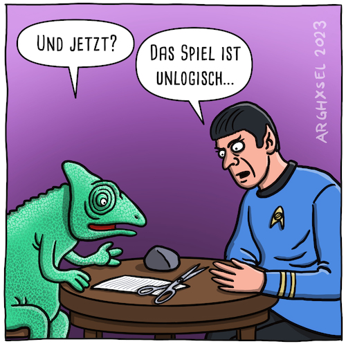 Stein Schere Papier Ecke Spock