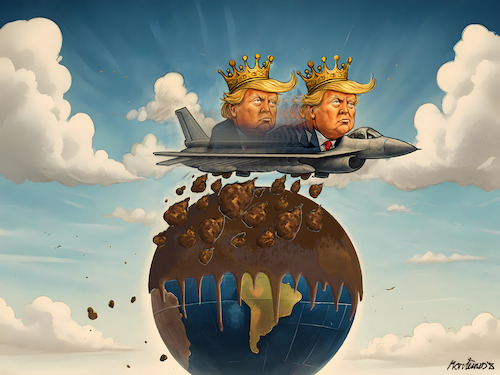 Königlicher Humor (medium) Cartoon: Königlicher Humor (medium) by MorituruS tagged us,präsident,donald,trump,fäkalien,kot,shit,usa,demonstranten,könig,ki,video,truth,social,faschismus,royal,humour,no,kings,städte,kenny,loggins,danger,nationalgarde,militär,autokratie,diktator,zone,cartoon,karikatur,moriturus