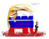 Cartoon: Der Elefantenflüsterer 2 (small) by MorituruS tagged gop,logo,elefant,elephant,grand,old,party,republicans,republikaner,usa,lincoln,roosevelt,nixon,reagan,trump,wahlsieger,wladimir,putin,ww3,trollfabrik,einflussnahme,russland,wahlbetrug,stolen,election,wahlbeeinflussung,stop,the,steal,trolle,fancy,bear,cozy,diktatur,demokratur,rechtsstaatlichkeit,rechtspopulismus,blutbad,karikatur,cartoon,moriturus