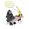 Cartoon: Situation (small) by Floffiziell tagged situation,banane,affe,banana,ape,monkey