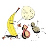 Cartoon: Twins (small) by F L O tagged twins,banana,peanut,birth