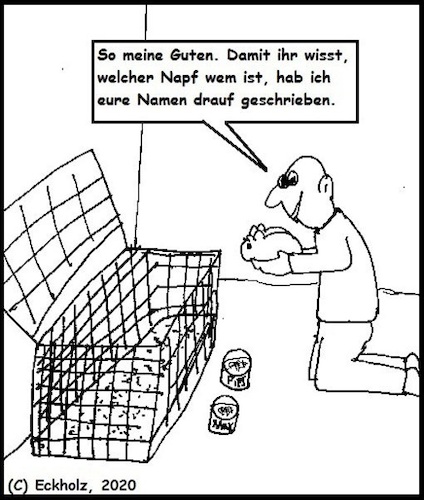 Cartoon: Kleintierfütterung... (medium) by Sven1978 tagged kleintierfütterung,tiere,mensch,meerschweinchen,gesellschaft,tiernahrung,haustiere,liebe,tierliebe,tierhaltung