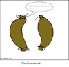 Cartoon: Die Laberwurst... (small) by Sven1978 tagged laberwurst,leberwurst,wurst,labern,sprache,wortspiel