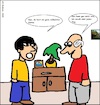 Cartoon: Schlechtes Karma... (small) by Sven1978 tagged karma,schicksal,missverständnis,junge,opa,familie