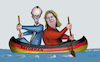 Cartoon: Auf Kurs (small) by SchmidtFineArt tagged merz,bas,politik,politiker,demokratie,partei,parteien,deutschland,cattoon,karikatur,humor,wirtschaft,krise,cdu,spd,illustration