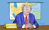 Cartoon: Der Oberbefehlshaber (small) by SchmidtFineArt tagged trump krieg krise kunst politik präsident putin iran russland illustration humor cartoon karikatur usa wirtschaft