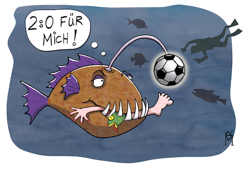 Cartoon: Fußball-EM 2024 (medium) by Rebecca-Meyer tagged fußball,europameisterschaft,fußball,europameisterschaft