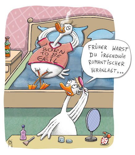 Cartoon: Geschlechterstereotype (medium) by Rebecca-Meyer tagged nur,im,kopf,frauen,reden,wollen,bedürfnis,sexualität,klischee,paare,kinder,stereotyp,gänse,mann,frau,romantik,bett,born,to,be,wild,rauchen,trinken,verständnis,austausch,gemeinschaft,verbundenheit,wertschätzung,initiative,unkompliziert,nähe,teamplay,nur,sex,im,kopf,frauen,reden,wollen,bedürfnis,sexualität,klischee,paare,kinder,stereotyp,gänse,mann,frau,romantik,bett,born,to,be,wild,rauchen,trinken,verständnis,austausch,gemeinschaft,verbundenheit,wertschätzung,initiative,unkompliziert,nähe,teamplayer