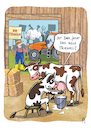 Cartoon: Bauernproteste (small) by Rebecca-Meyer tagged kühe,cartoon,gegenseitiges,melken,absurde,szene,rollenwechsel,tierhumor,bauernprotest,streik,landwirtschaft,ironie,anthropomorphe,tiere,solidarität,kuhstall,milch,umkehr,der,verhältnisse,bauern,mit,schildern,demonstration,arbeitsniederlegung,gesellschaftskritik,humor,aussage,tierische,logik,ländliche,idylle,protestplakate,satire,stille,rebellion