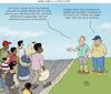Cartoon: Entscheidungsfrage (small) by Karl Berger tagged überalterung,rentensicherung,arbeitskrätemangel,schutzsuchende,asyldebatte,furcht,hoffnung