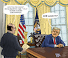 Cartoon: Wer stört? (small) by Karl Berger tagged trump,usa,kongress,alleinherrscher,demokratie,diktatur,republikaner