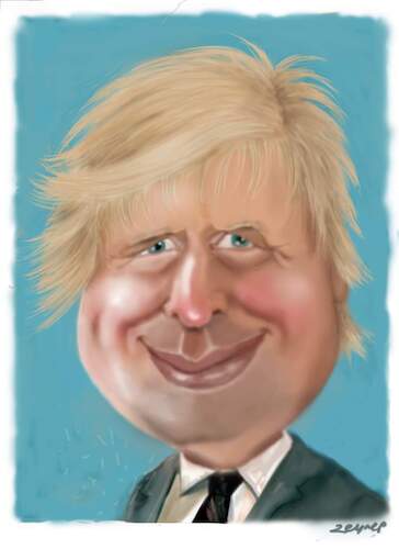 Cartoon: boris jhonson (medium) by Zeynep Gargi tagged leader